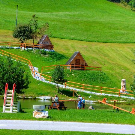 Wooden Chalet - Homestead Vrhovc Zelezniki Exterior photo
